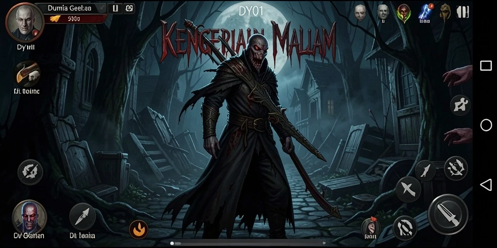 Gameplay menegangkan dengan suasana Horror yang mencekam dan mengintimidasi.