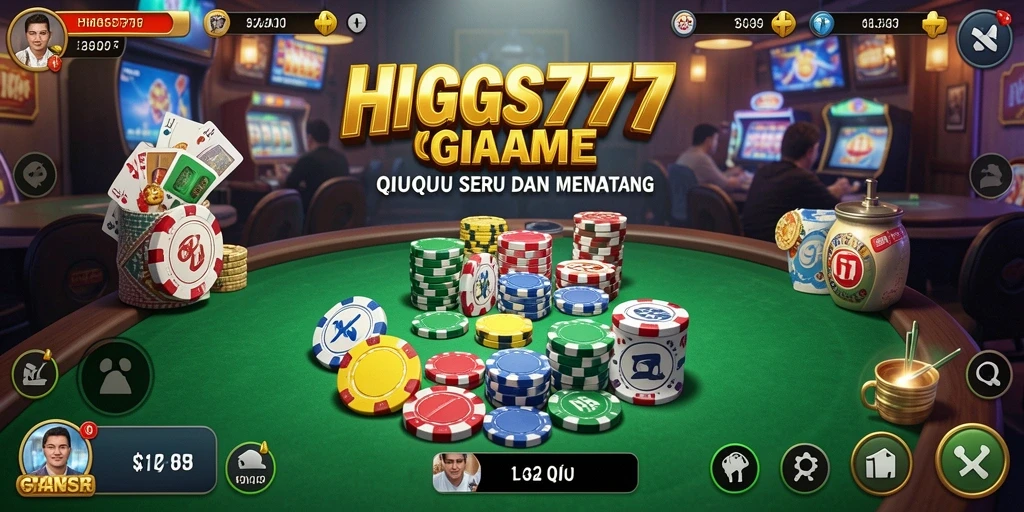 Tampilan gameplay seru dan interaktif HIGGS777.