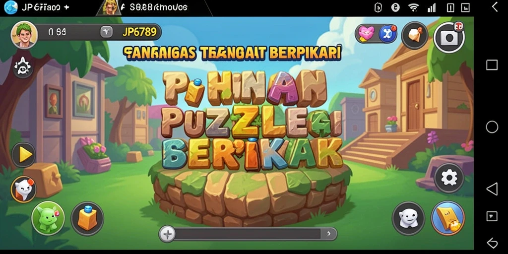 Screenshot gameplay JP6789 menampilkan tantangan Puzzle yang menarik.