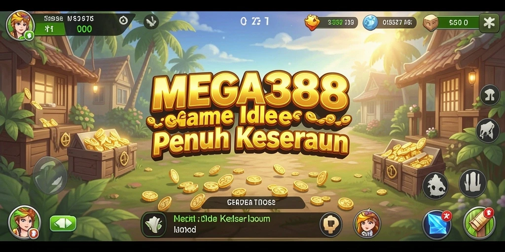 Tampilan gameplay yang menarik dan intuitif pada MEGA388.