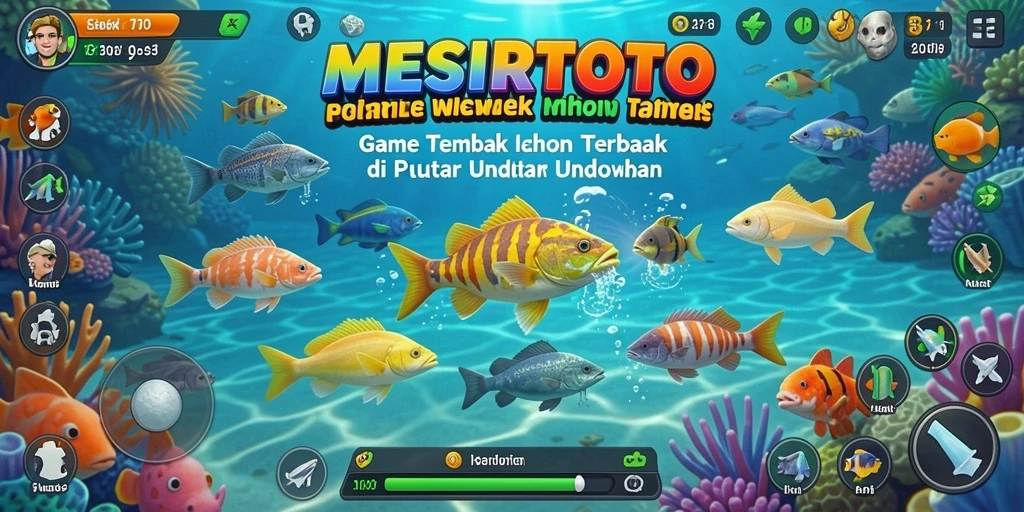 Gameplay seru menangkap ikan di MESIRTOTO.