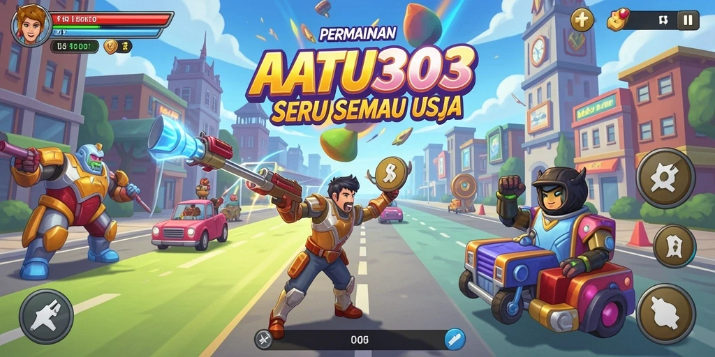 Tampilan gameplay yang seru dan penuh warna dari RATU303.