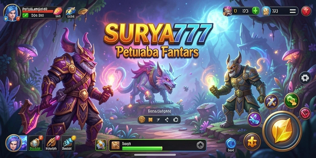 Tampilan gameplay SURYA777 yang seru dan penuh aksi.