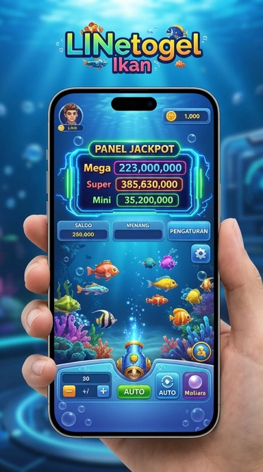 Tampilan utama aplikasi linetogel dengan navigasi yang mudah.